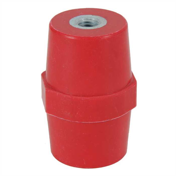 [DB65PM6] Isolateur polyverre - hauteur 63,5 mm - inserts fem./fem. (M6/M6)