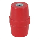 Polyglas isolator – Hoogte: 63,5 mm – Vrouwelijke/vrouwelijke inzetstukken