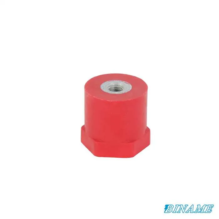 [CS/P30M6] Polyglass spacer insulator – Height: 30 mm – Diameter: 30 mm – Female/female inserts (M6/M6)