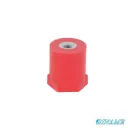 Isolateur colonne polyverre - hauteur 35 mm - diamètre 30 mm - inserts femelle/femelle