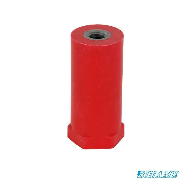 [CS/P65M6] Polyglas kolomisolator – Hoogte: 65 mm – Diameter: 30 mm – Vrouwelijke/vrouwelijke inzetstukken (M6/M6)