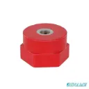 Isolateur colonne polyverre - hauteur 40 mm - diamètre 60 mm - inserts femelle/femelle