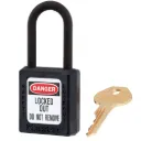 Niet-geleidend veiligheidshangslot - 406 - Huis 3,8 cm breed, 4,4 cm hoog, beugel met een hoogte van 3,8 cm"