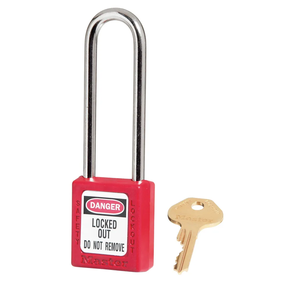 Cadenas de consignation - 410 LT - Corps 3,8 cm de large, 4,4 cm de hauteur, écartement anse 7,6 cm