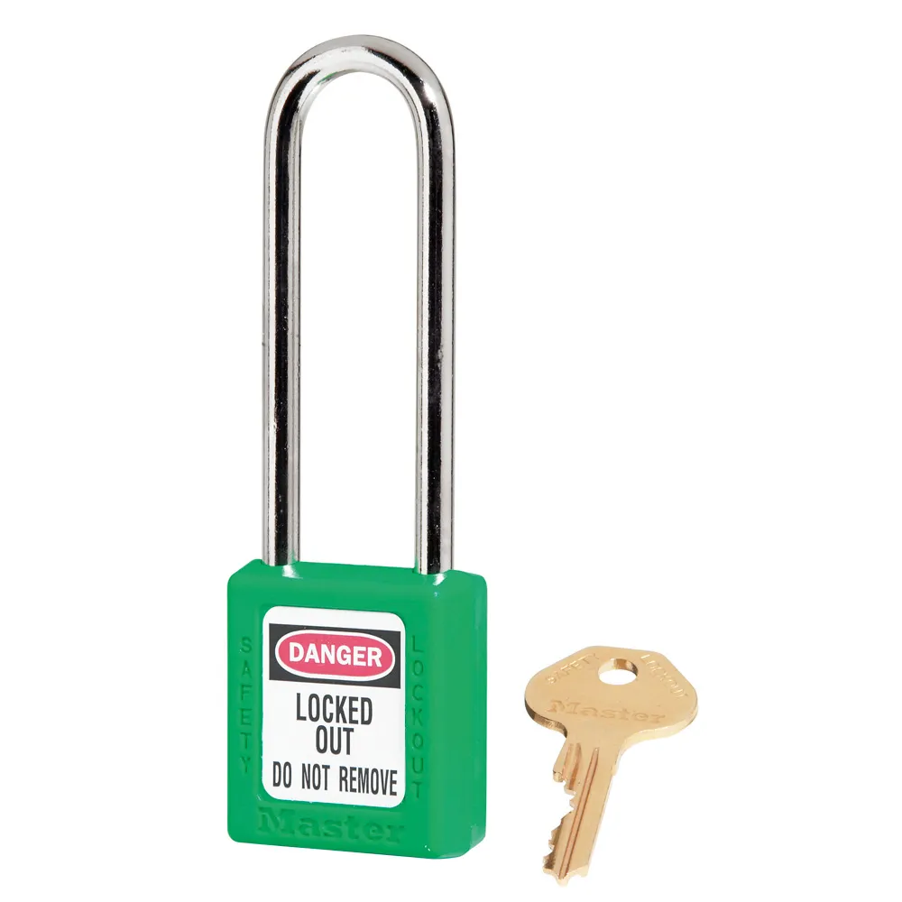 Veiligheidshangslot - 410 LT - Huis 3,8 cm breed, 4,4 cm hoog, beugel met een hoogte van 7,6cm"