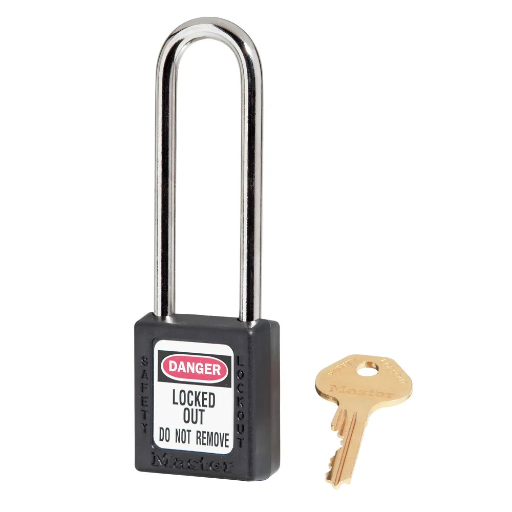 Veiligheidshangslot - 410 LT - Huis 3,8 cm breed, 4,4 cm hoog, beugel met een hoogte van 7,6cm"