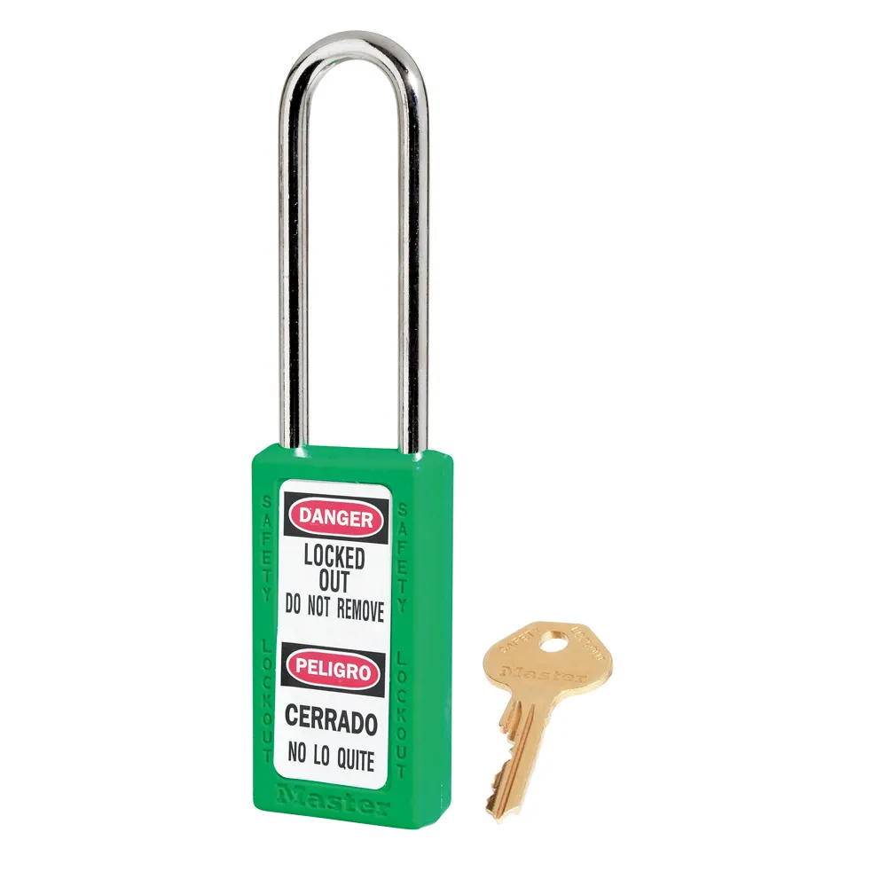 Cadenas de consignation - 411 LT - Corps 3,8 cm de large, 7,6 cm de hauteur, écartement anse 7,6cm