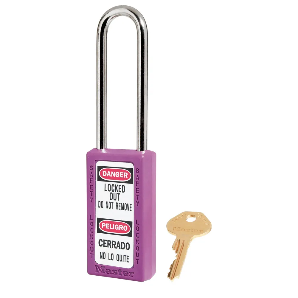Veiligheidshangslot - 411 LT - Huis 3,8 cm breed, 7,6 cm hoog, beugel met een hoogte van 7,6cm