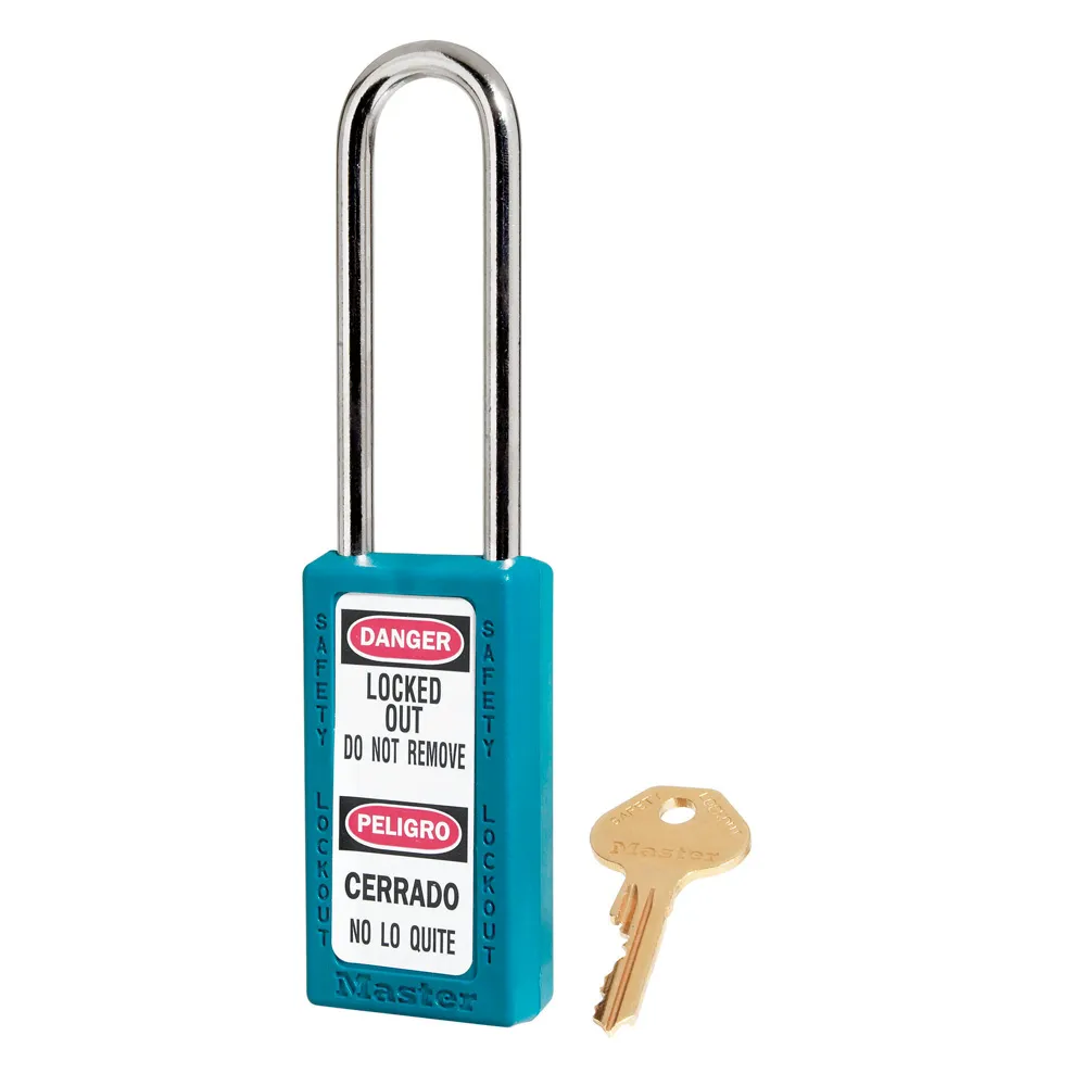 Cadenas de consignation - 411 LT - Corps 3,8 cm de large, 7,6 cm de hauteur, écartement anse 7,6cm