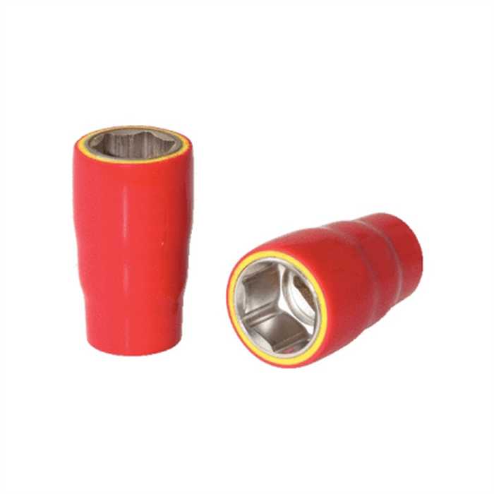 Douille isolée 6-pans pour 1/2’’ - 55mm - 6 pans
