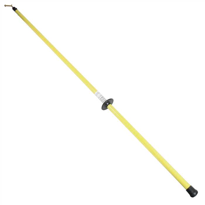 [P1/160EF-GSH-17,5kv] Insulated operating pole with removable hook for operating disconnectors (17,5 kV - 1,65 m - Type BE)