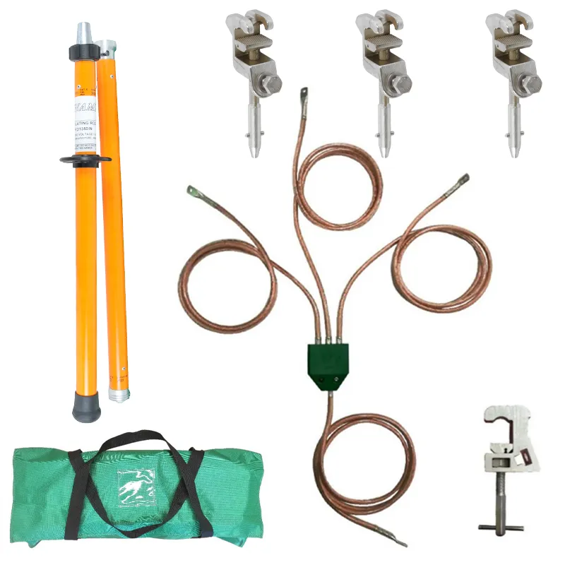 [MT/PCE25D-CTR25-MTE25-B] Short-circuiting and earthing equipment for MV substations and installations with Ø 20/25 mm ball studs (MT/PF-25-PCE25-BAG - 25mm² - ICC = ... kA/s)