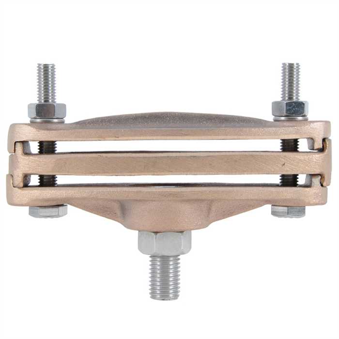 Support barre pour fixation de barres à l'horizontal sur isolateur