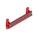 Barre d'équipotentialité - 50x5mm (250mm²) - Trous utiles 6,5 mm - sur 2 isolateurs en polyester fibre de verre