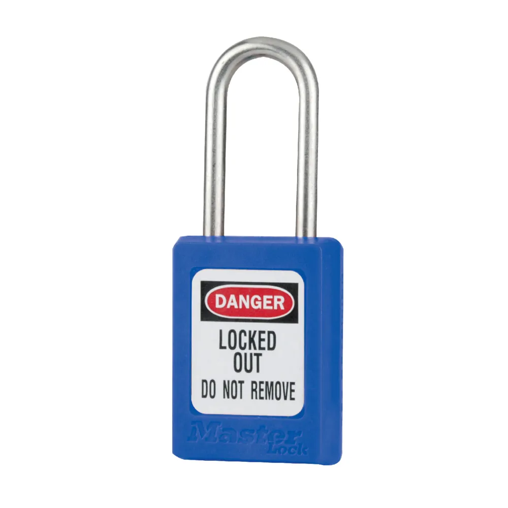 Lockout padlock – S31 – Zenex™ thermoplastic with stainless steel shackle – with key retention system.