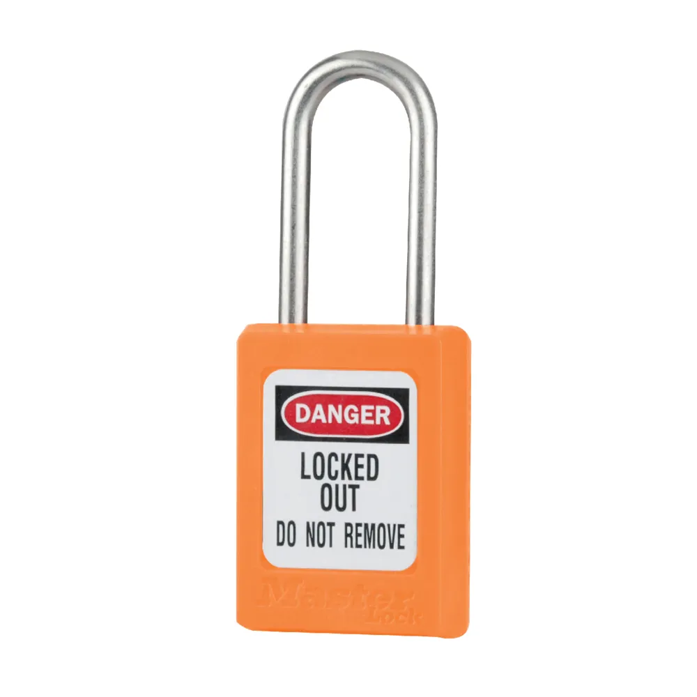 Cadenas de consignation - S31 - thermoplastique Zenex™ avec anse en acier inoxydable - avec système de retenue de clé