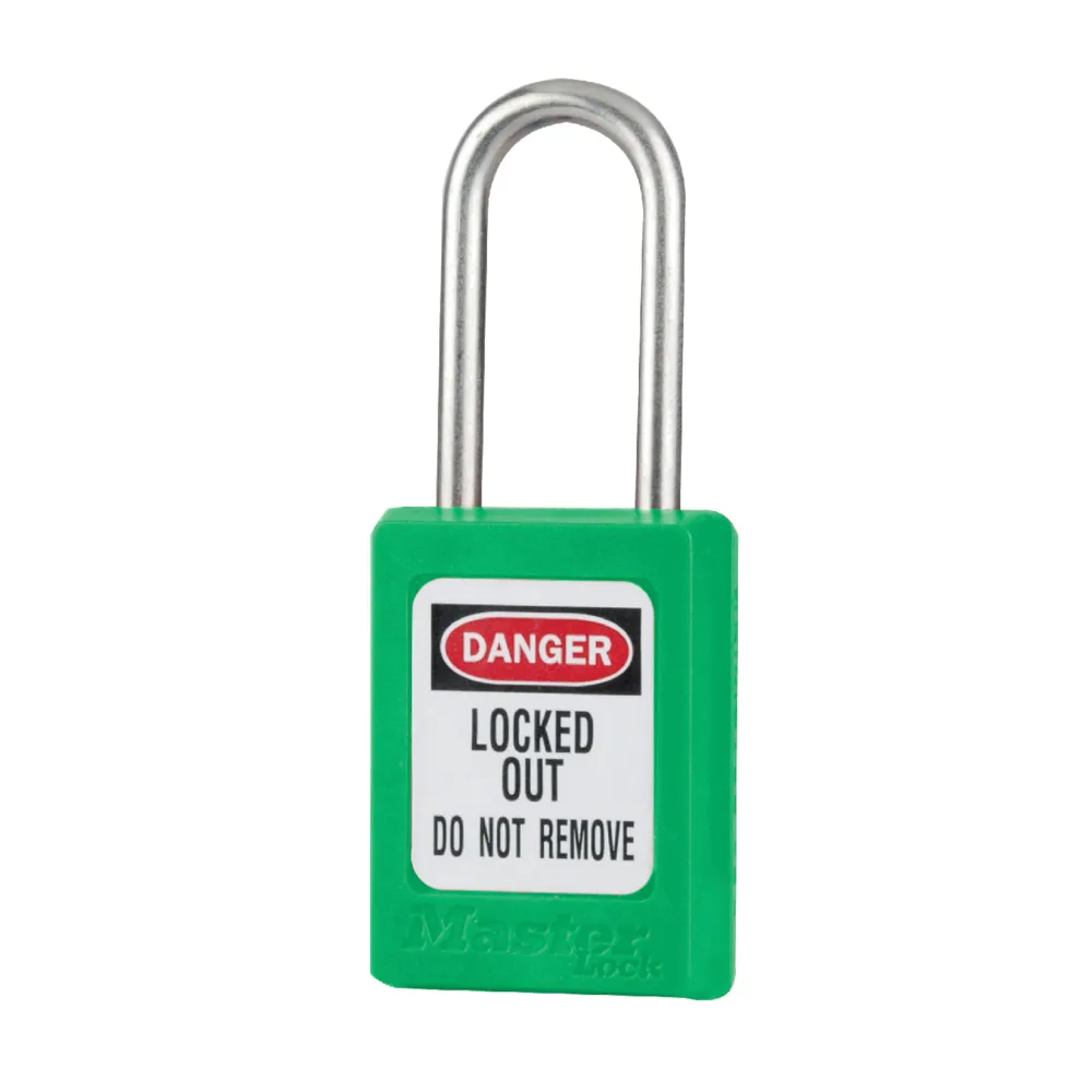 Cadenas de consignation - S31 - thermoplastique Zenex™ avec anse en acier inoxydable - avec système de retenue de clé