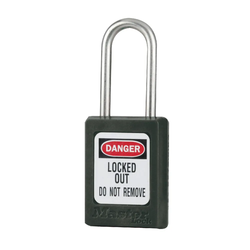 Cadenas de consignation - S31 - thermoplastique Zenex™ avec anse en acier inoxydable - avec système de retenue de clé