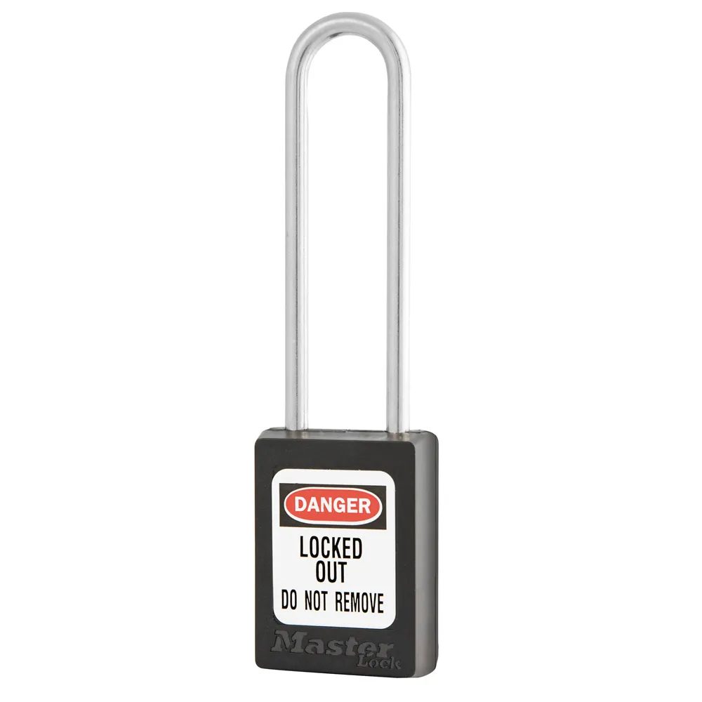 Cadenas de consignation - S31 LT - thermoplastique Zenex™ avec longue anse en acier inoxydable - avec système de retenue de clé