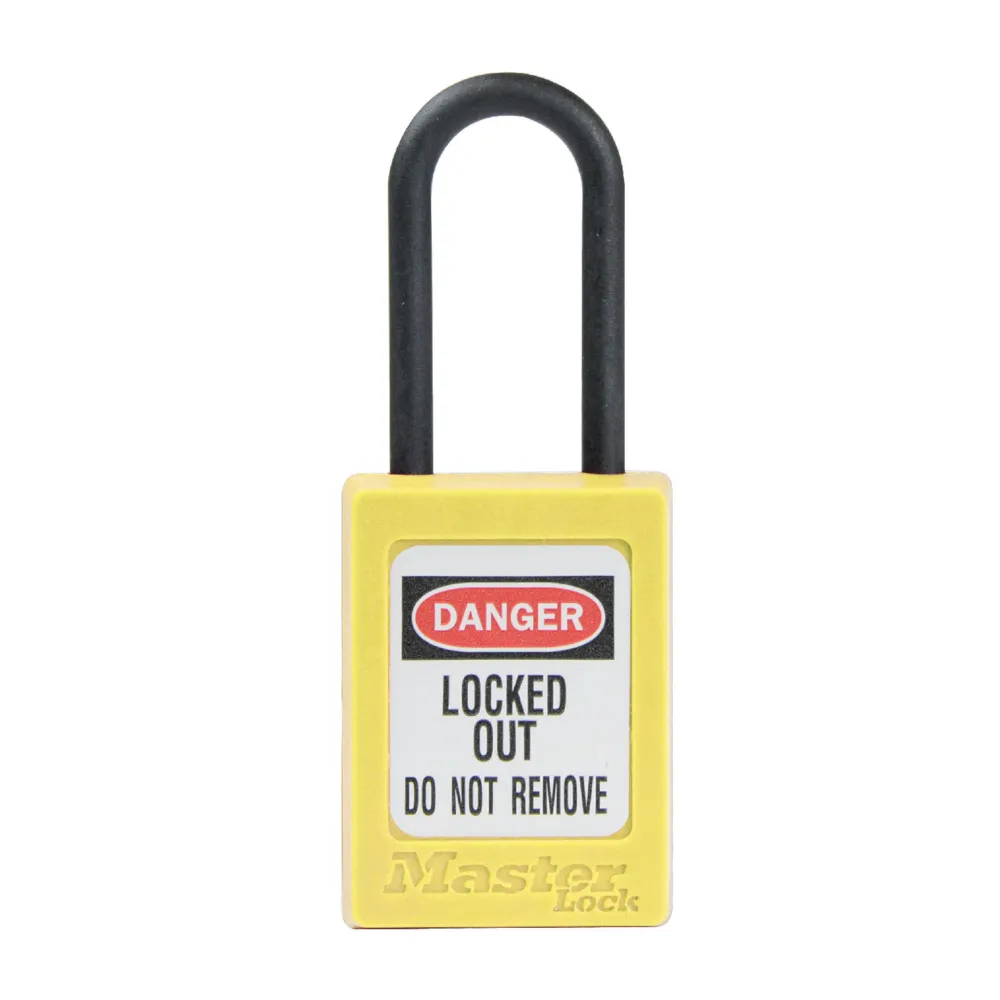 Cadenas de consignation - S32 - Zenex thermoplastique - diélectrique 3,5 cm de large avec anse en nylon de 3,8 cm, système sans retenue de clé