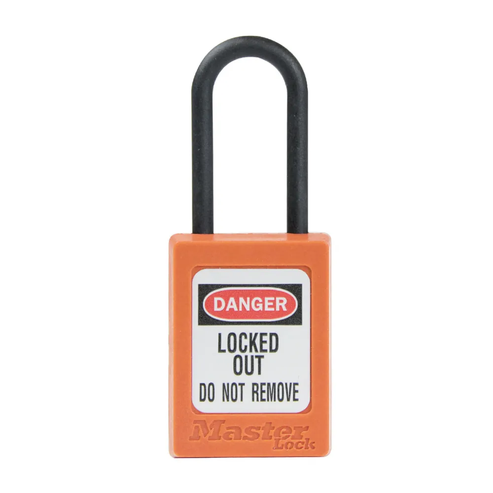 Cadenas de consignation - S32 - Zenex thermoplastique - diélectrique 3,5 cm de large avec anse en nylon de 3,8 cm, système sans retenue de clé