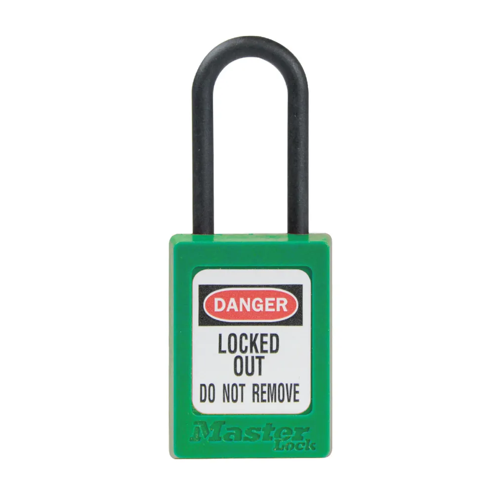 Cadenas de consignation - S32 - Zenex thermoplastique - diélectrique 3,5 cm de large avec anse en nylon de 3,8 cm, système sans retenue de clé