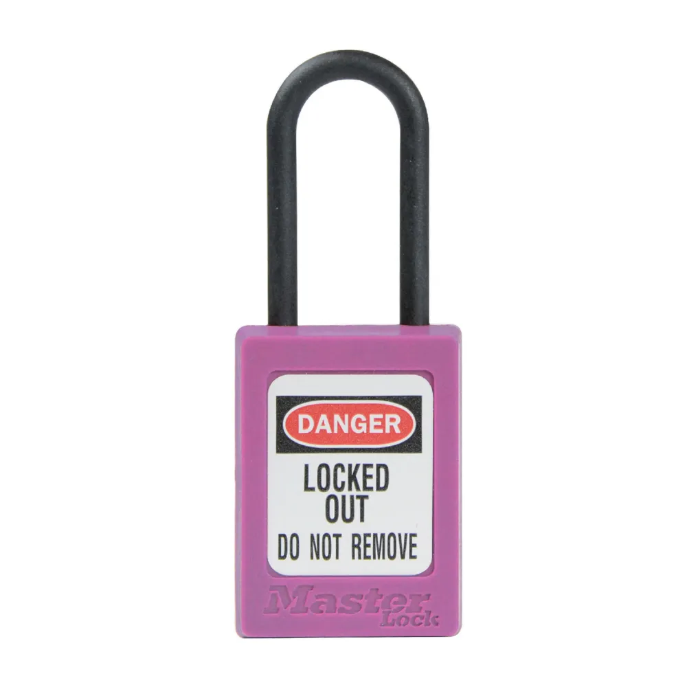 Cadenas de consignation - S32 - Zenex thermoplastique - diélectrique 3,5 cm de large avec anse en nylon de 3,8 cm, système sans retenue de clé