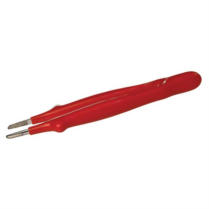 Geisoleerde pincet, recht (130 mm (round))