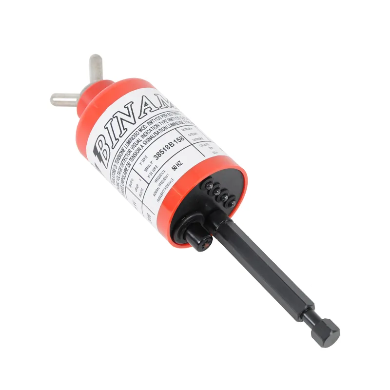 Vérificateur d’absence de tension à diodes -embout universel
Plage de tension :  3 à 45 kV - Livré en coffret