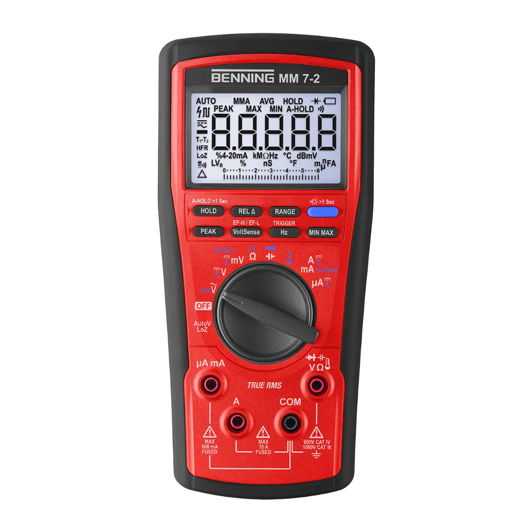BENNING MM 7-2 - Multimètre digital TRUE RMS avec AutoV
