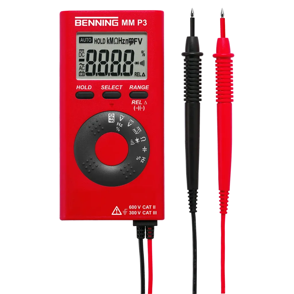 BENNING MM P3 - Multimètre digital format carte