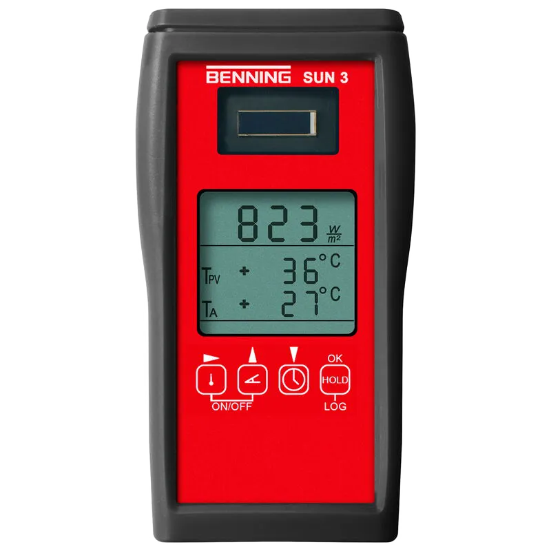 BENNING SUN 3 - Appareil de mesure d’irradiation et température