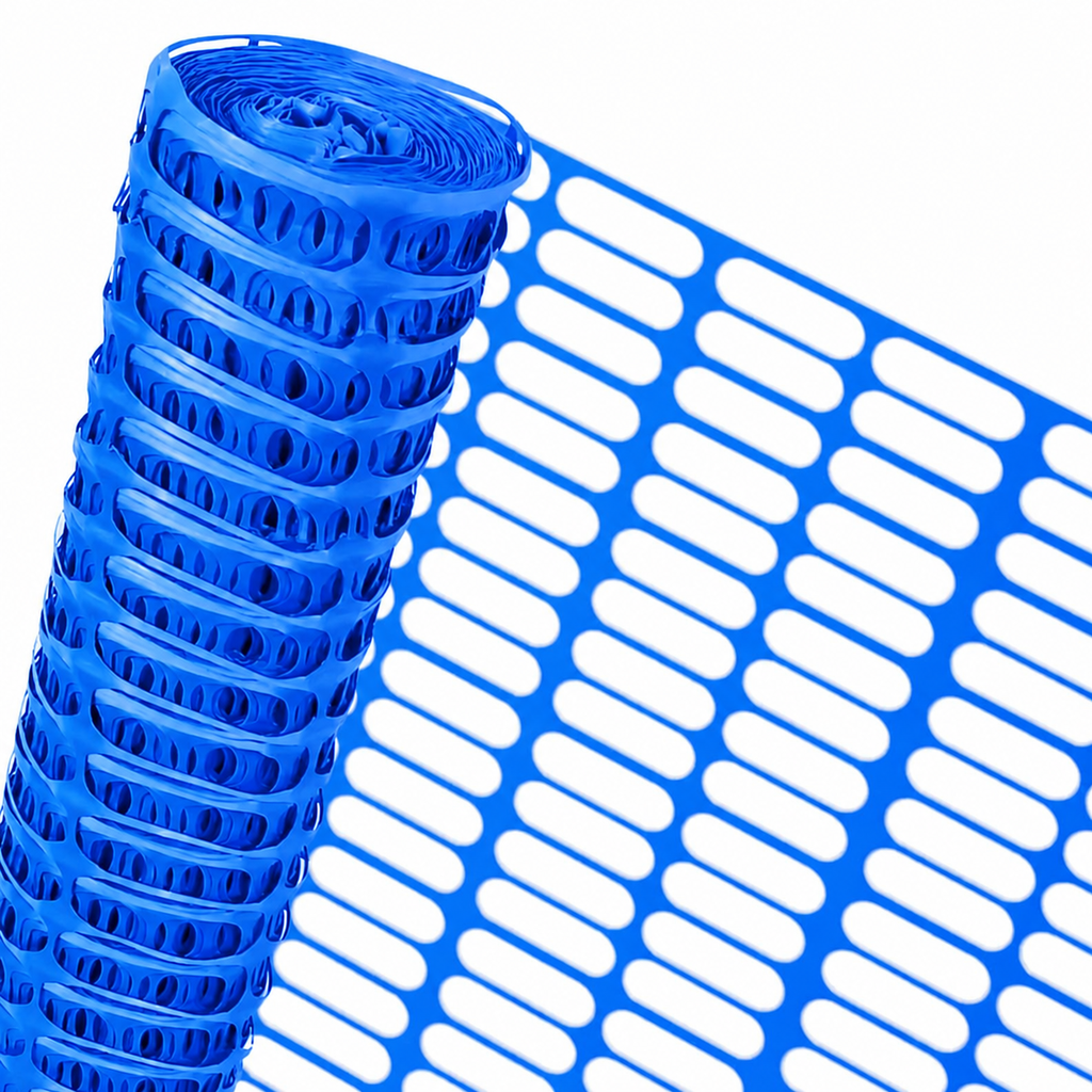 [GAB-140-B-100] Grillage avertisseur de balisage Couleur Bleu
Grammage : 140 gr/m² - Poids : 7 kg 
Dimensions : 1m x 50M