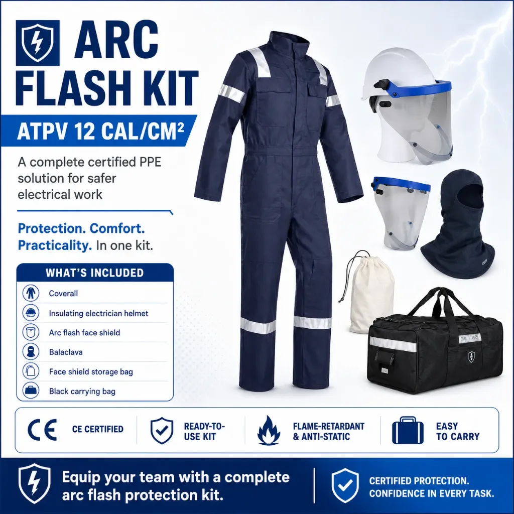 Arc Flash kit with ATPV 12 Cal/cm²